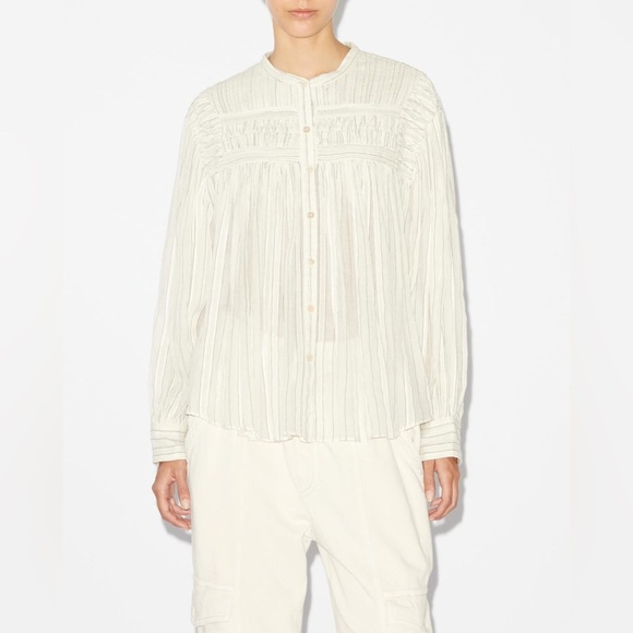 NWT Isabel Marant Etoile PLALIA TOP - Size 36 - 100% Cotton - Picture 6 of 16
